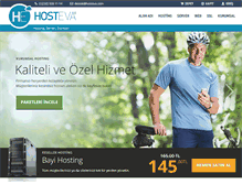 Tablet Screenshot of hosteva.com